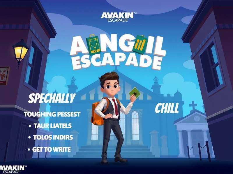 Avakin School Escapade Main Gameplay Screen